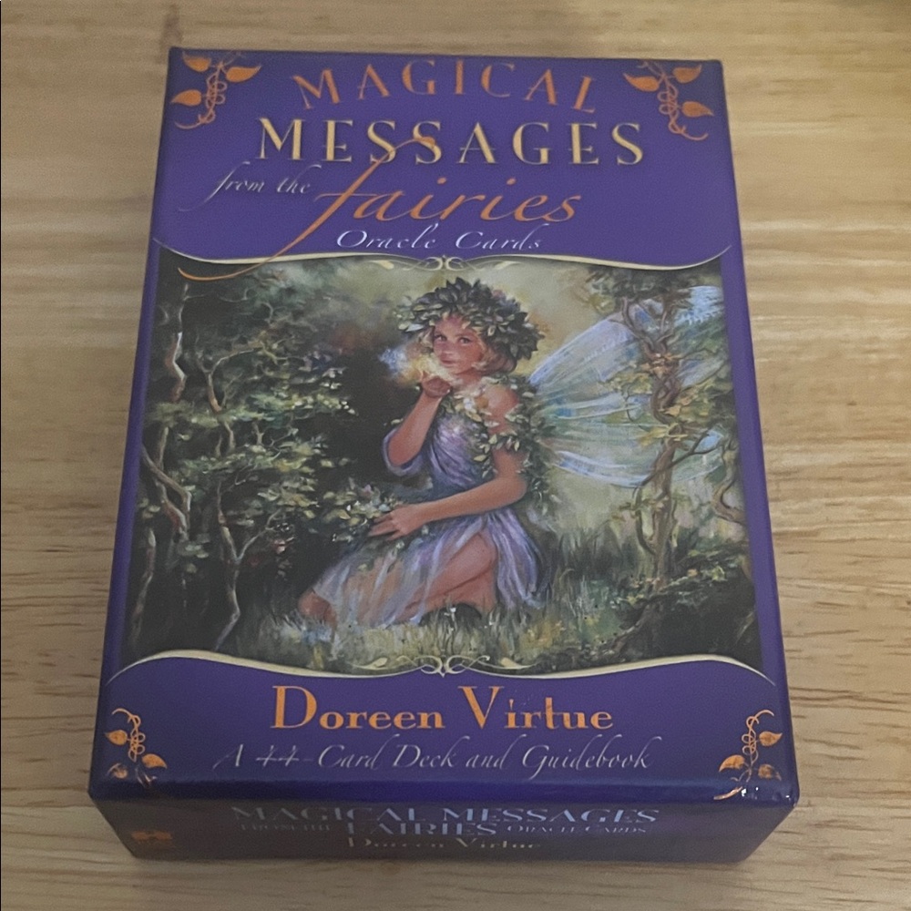 😄Oracle cards 44 deck magical messages from fairies & book